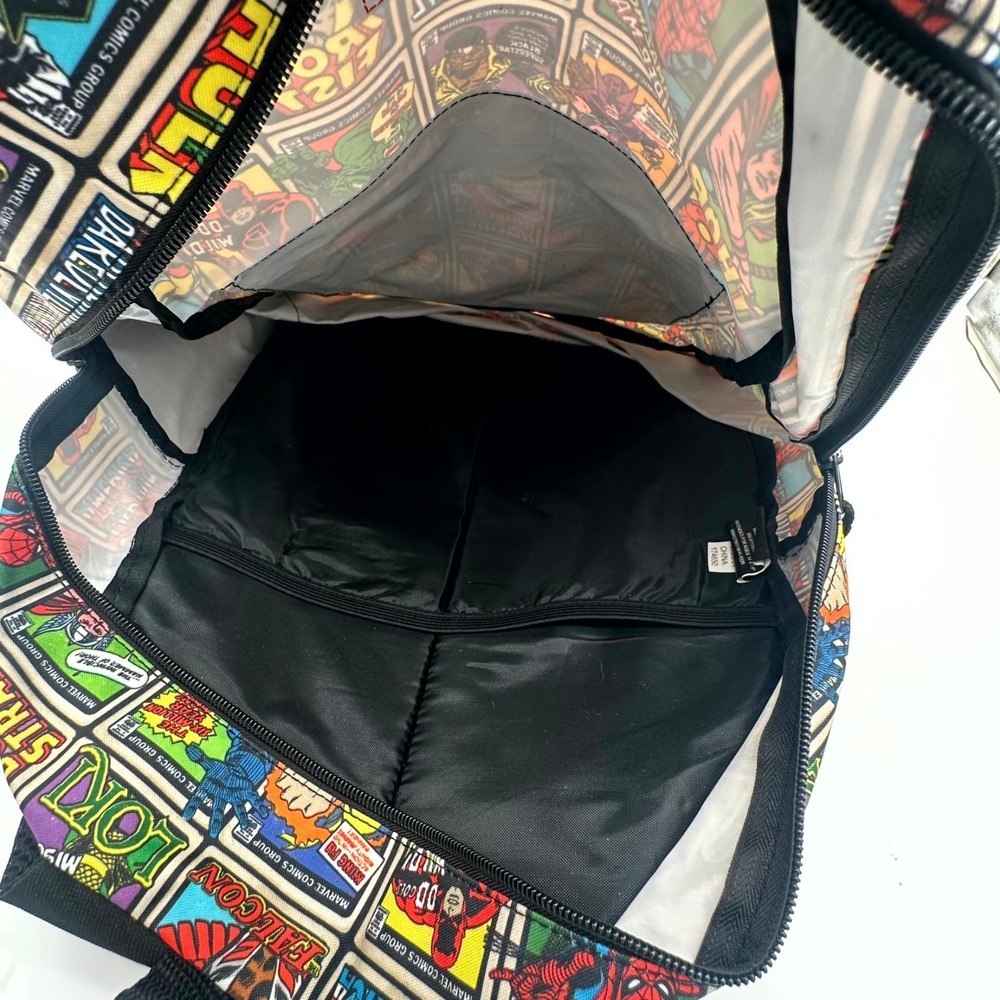 Marvel Comics Backpack – Vibrant Retro Superhero Print - Picture 3 of 8